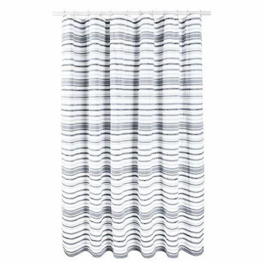 Bed & Bath * | Sonoma Goods For Life Harrison Stripe Shower Curtain