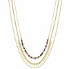 Womens * | Sonoma Goods For Life Gold Tone Layered Beaded Necklace