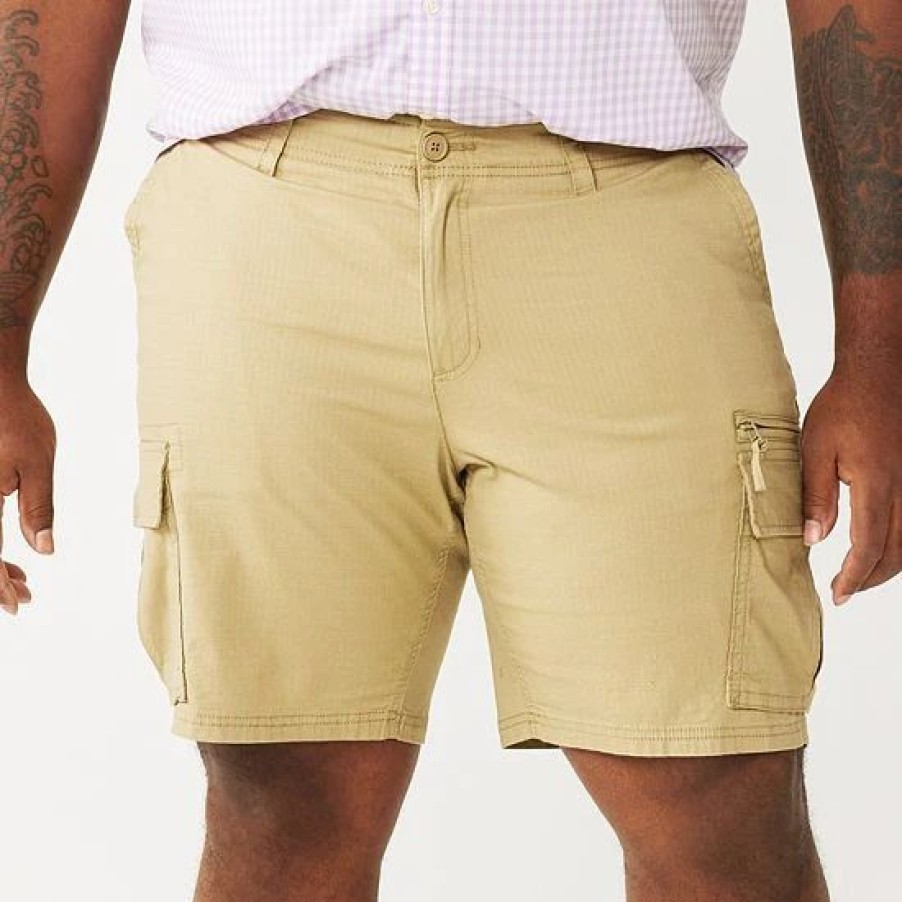 Mens * | Big & Tall Sonoma Goods For Life Flexwear Ripstop Cargo Shorts Kagan