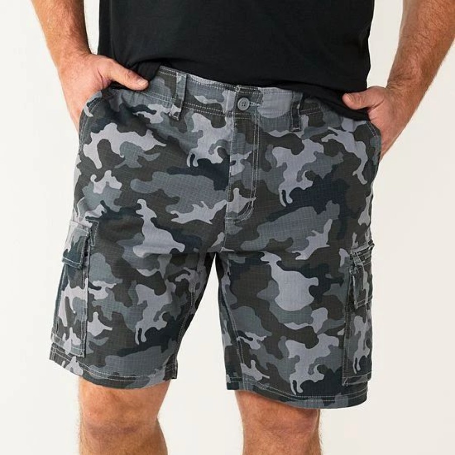 Mens * | Big & Tall Sonoma Goods For Life Flexwear Ripstop Cargo Shorts Kagan