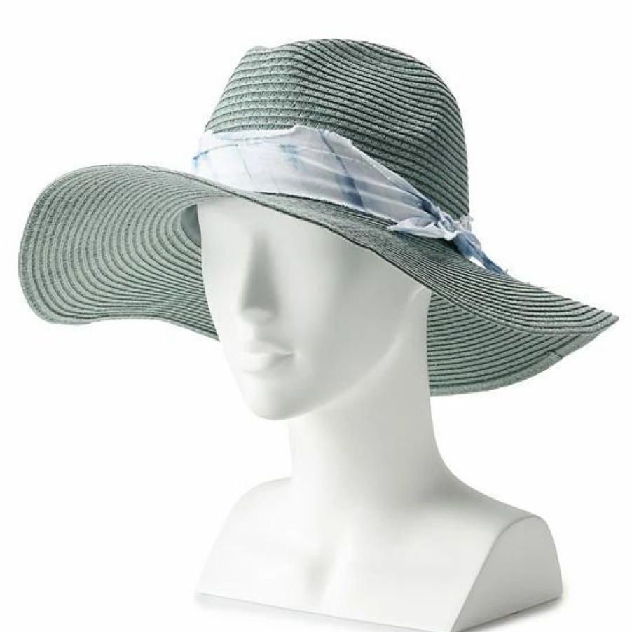 Mens * | Women'S Sonoma Goods For Life Wide Brim Straw Panama Hat