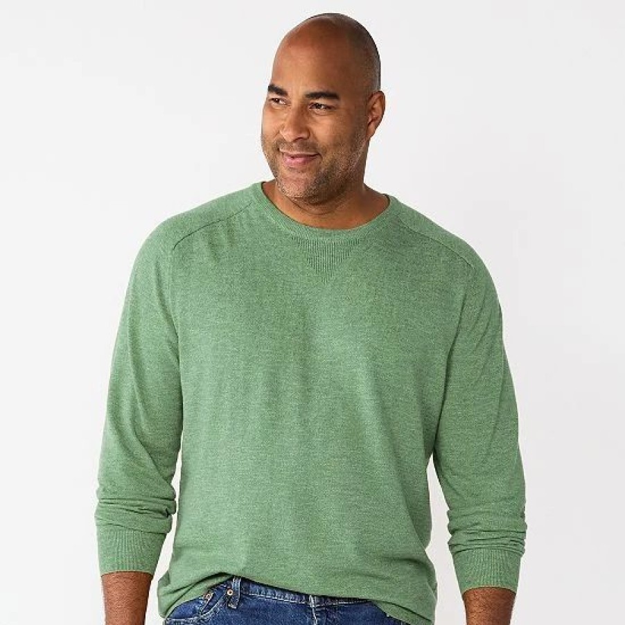 Mens * | Big & Tall Sonoma Goods For Life Fine-Gauged Sweater