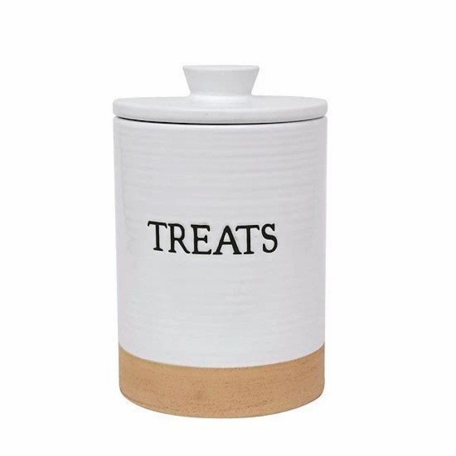 Pet Supplies * | Sonoma Goods For Life Farmhouse Pet Treat Jar