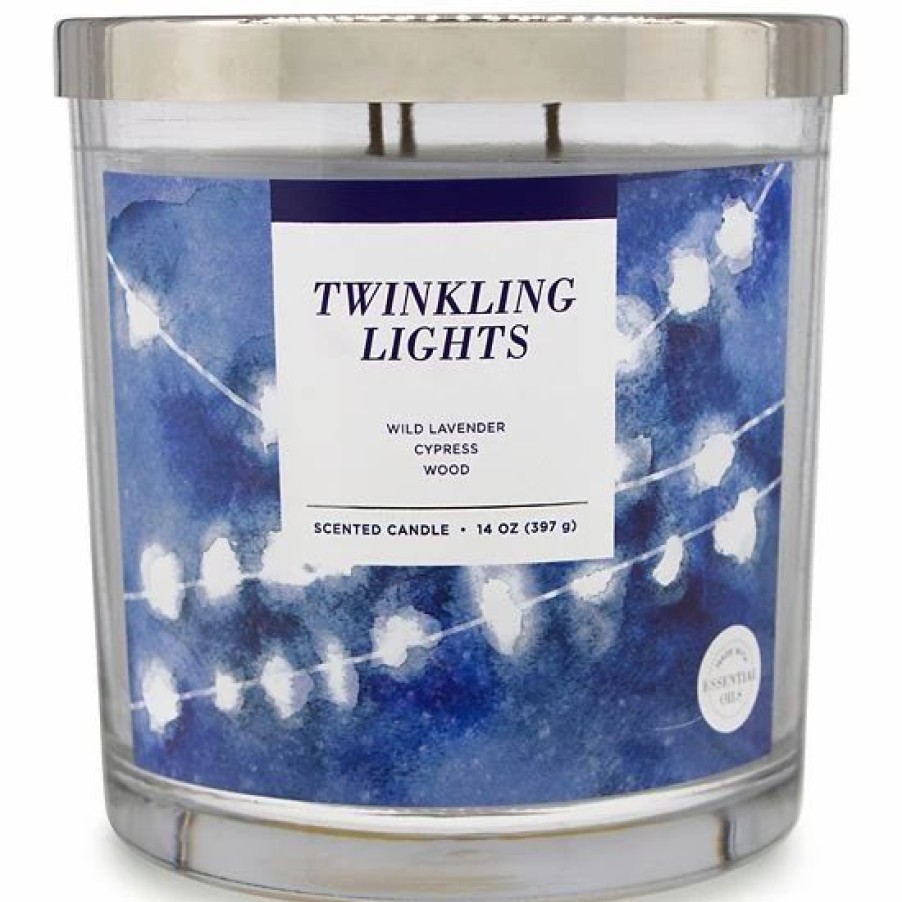 Home Decor * | Sonoma Goods For Life Twinkling Lights 14-Oz. Candle Jar