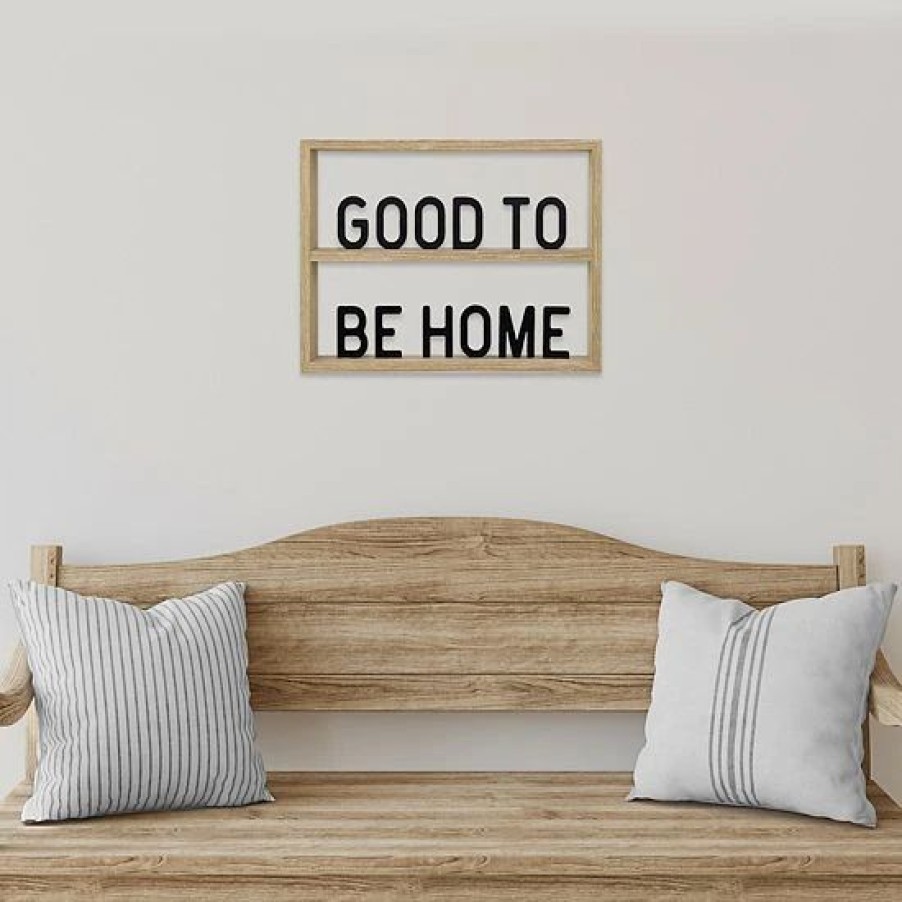 Home Decor * | Sonoma Goods For Life Good To Be Home Wall Decor