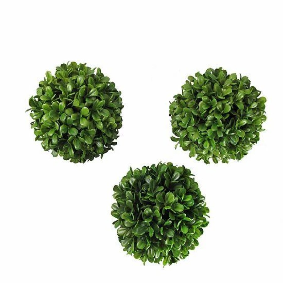 Home Decor * | Sonoma Goods For Life Artificial Boxwood Ball Vase Filler 3-Piece Set