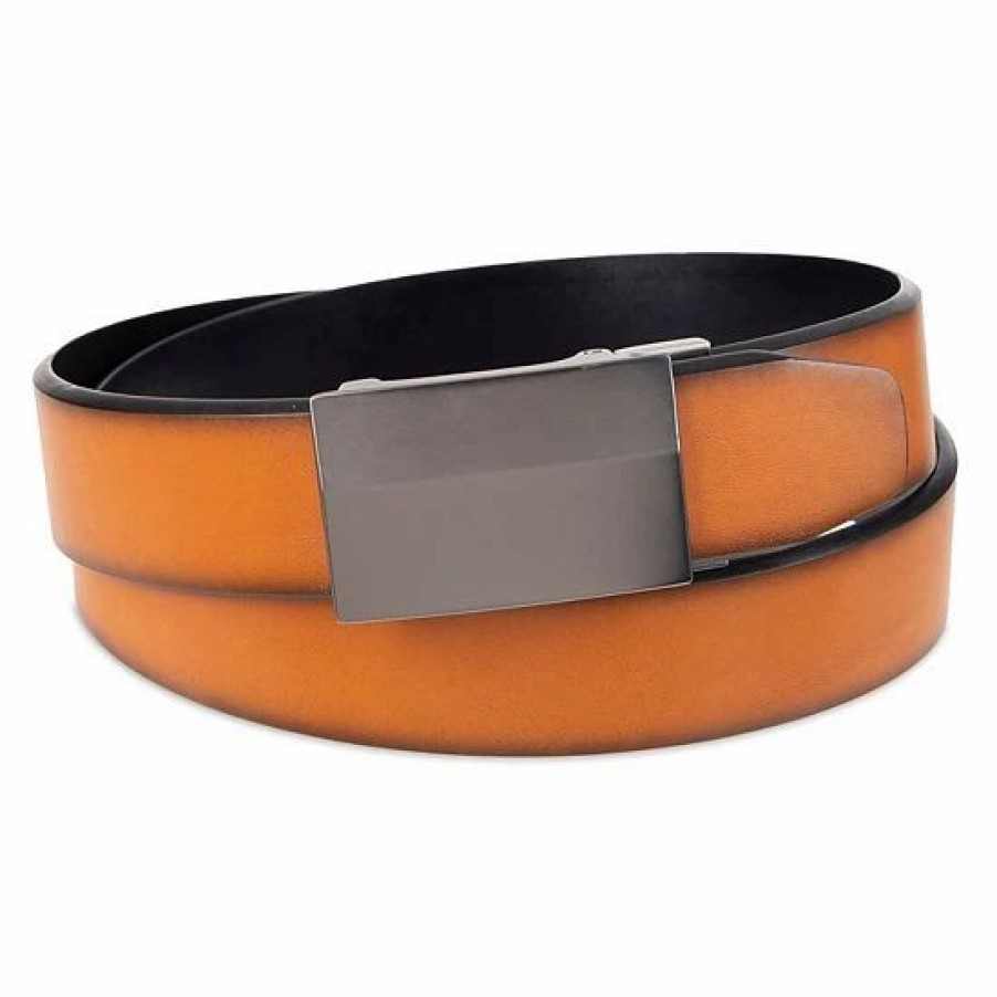 Mens * | Big & Tall Sonoma Goods For Life Tan Slide Casual Belt