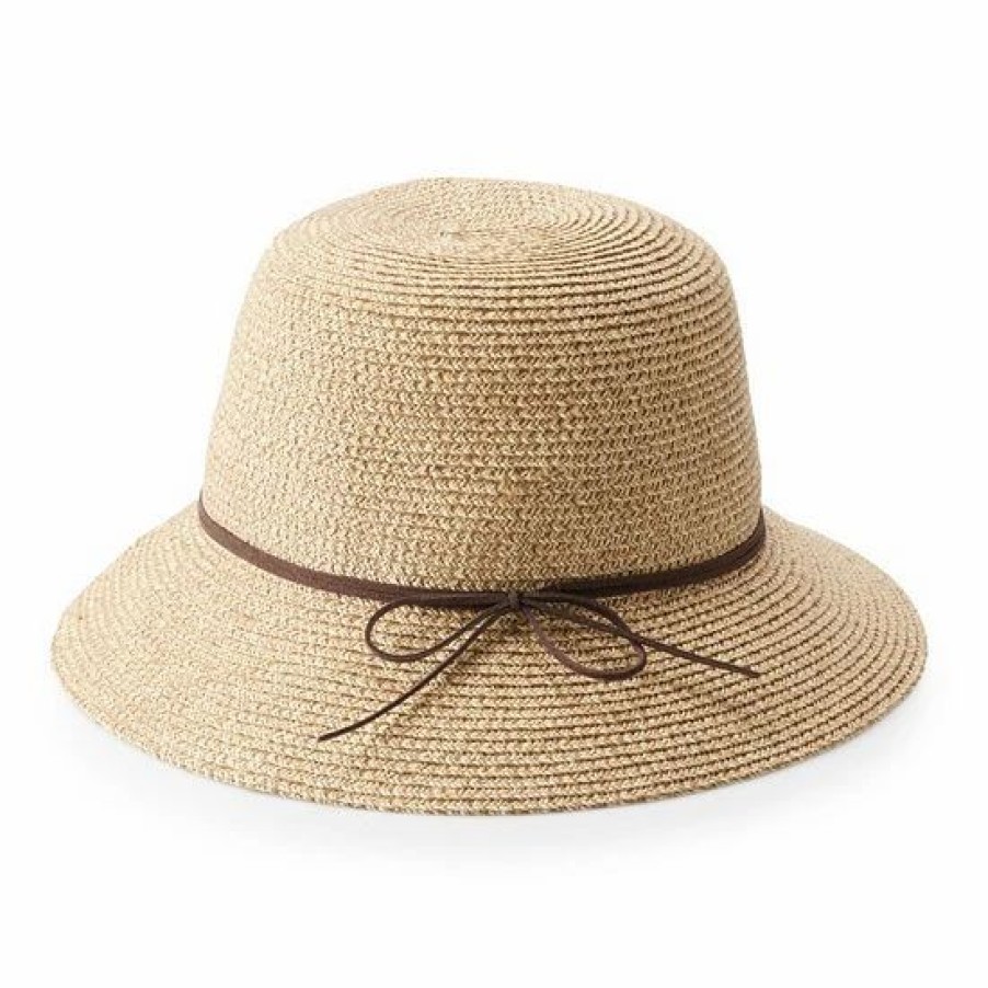 Mens * | Women'S Sonoma Goods For Life Packable Cloche Hat With Faux Suede Trim