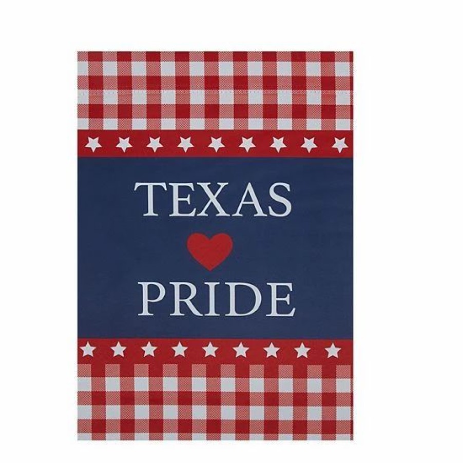 Home Decor * | Sonoma Goods For Life Outdoor Texas Pride Garden Flag