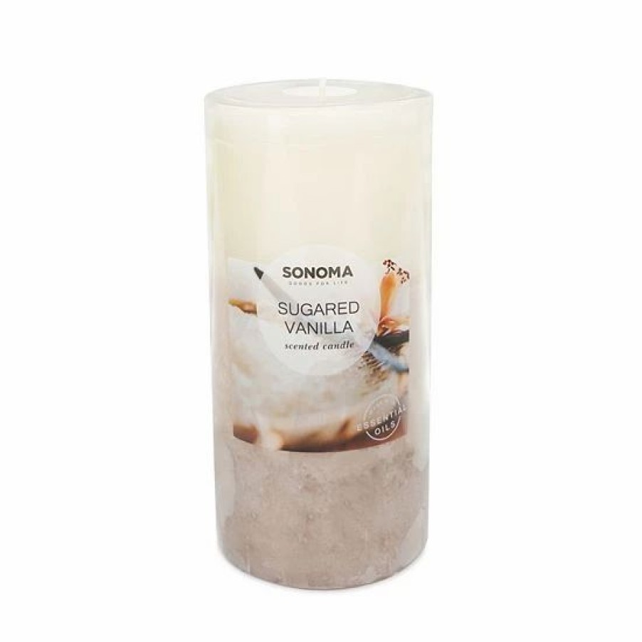 Home Decor * | Sonoma Goods For Life Sugared Vanilla 3 X 6 Pillar Candle