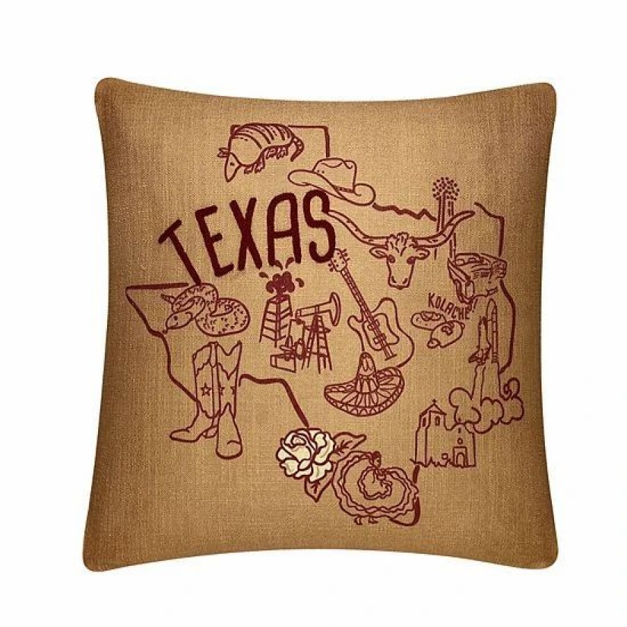 Home Decor * | Sonoma Goods For Life Texas Feather Fill Throw Pillow