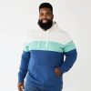 Mens * | Big & Tall Sonoma Goods For Life Colorblock Hoodie