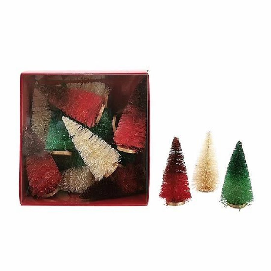 Home Decor * | Sonoma Goods For Life Ombre Bottle Brush Christmas Trees Table Decor 12-Piece Set