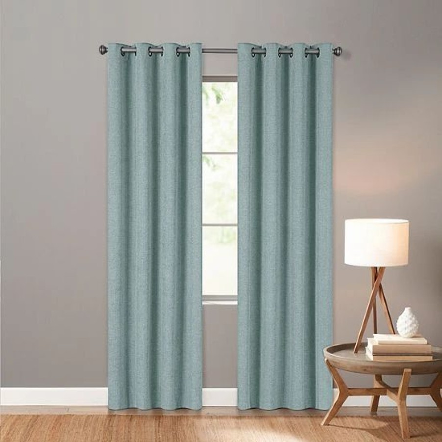 Home Decor * | Sonoma Goods For Life Ultimate Performance Distressed Chenille 100% Blackout 2-Pk Curtain