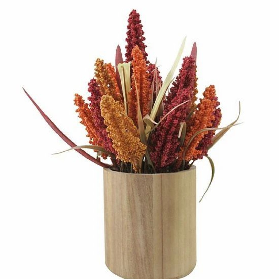 Home Decor * | Sonoma Goods For Life Faux Tricolor Wood Potted Arrangement